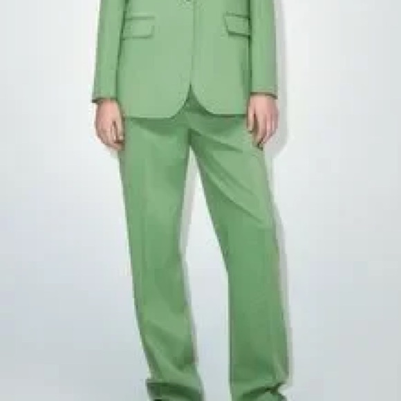 Zara Pants - NWT Zara Light Green Tailored Pants - Mint Green